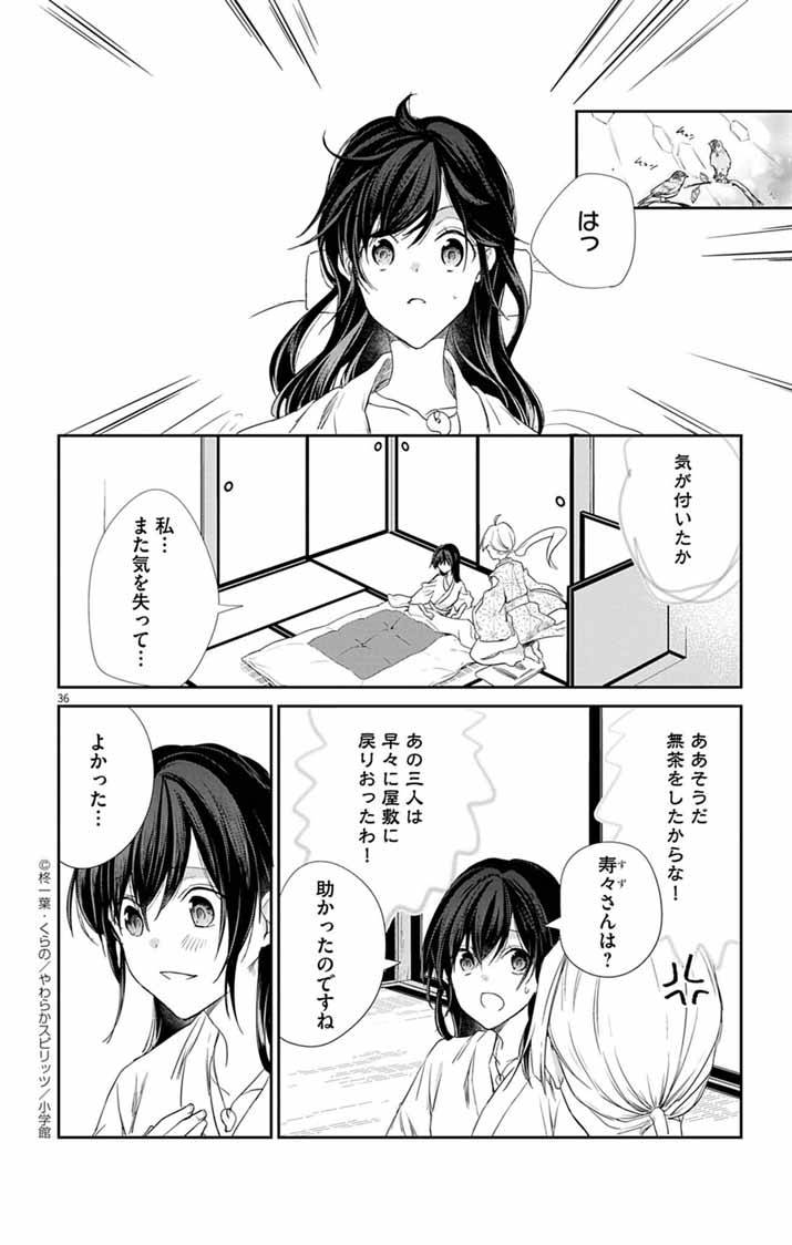 帝都の隠し巫女～式神付き没落令嬢は、あやかしが視えない陰陽師の使用人になる～ 第4話 - Page 35