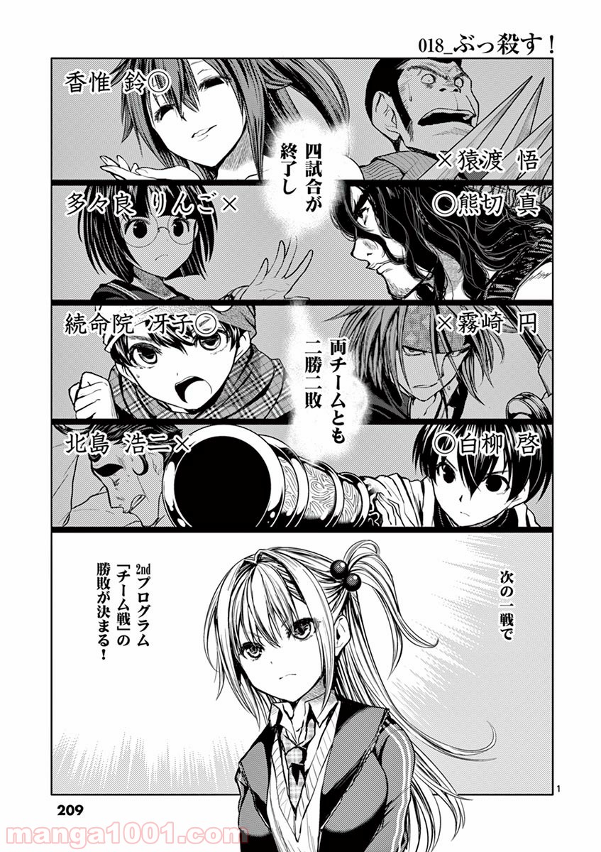 出会って5秒でバトル 第18話 - Page 1