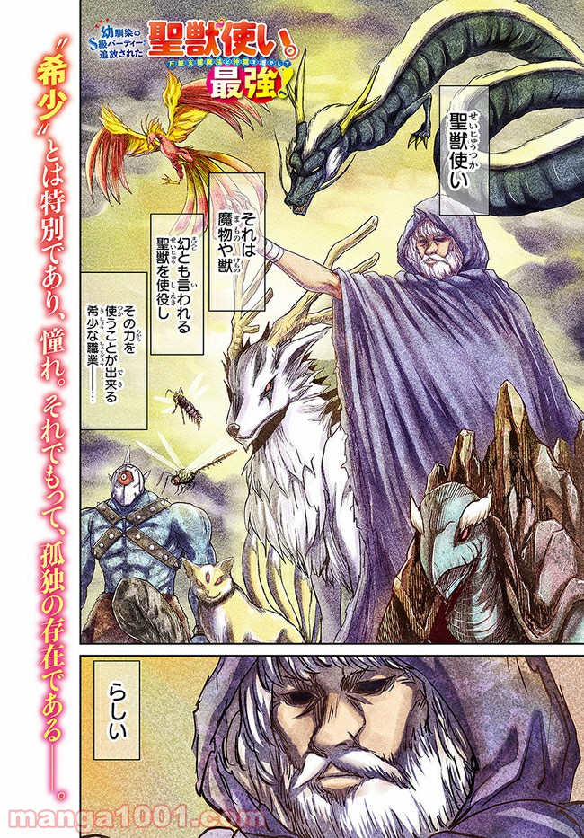 幼馴染のS級パーティーから追放された聖獣使い。万能支援魔法と仲間を増やして最強へ！ 第1話 - Page 1