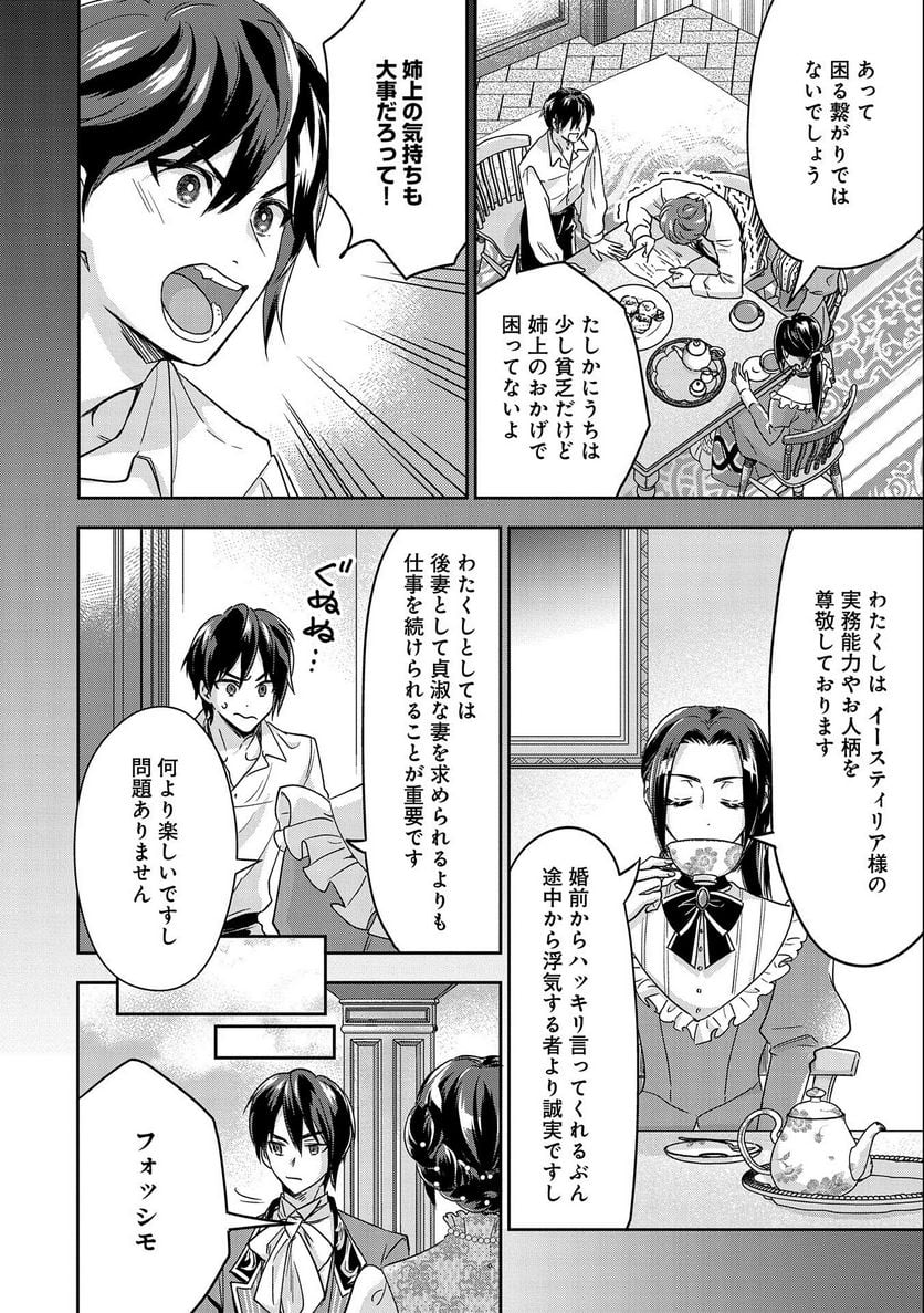 お局令嬢と朱夏の季節 〜冷徹宰相様のお飾りの妻になったはずが、溺愛されています〜 第1話 - Page 22