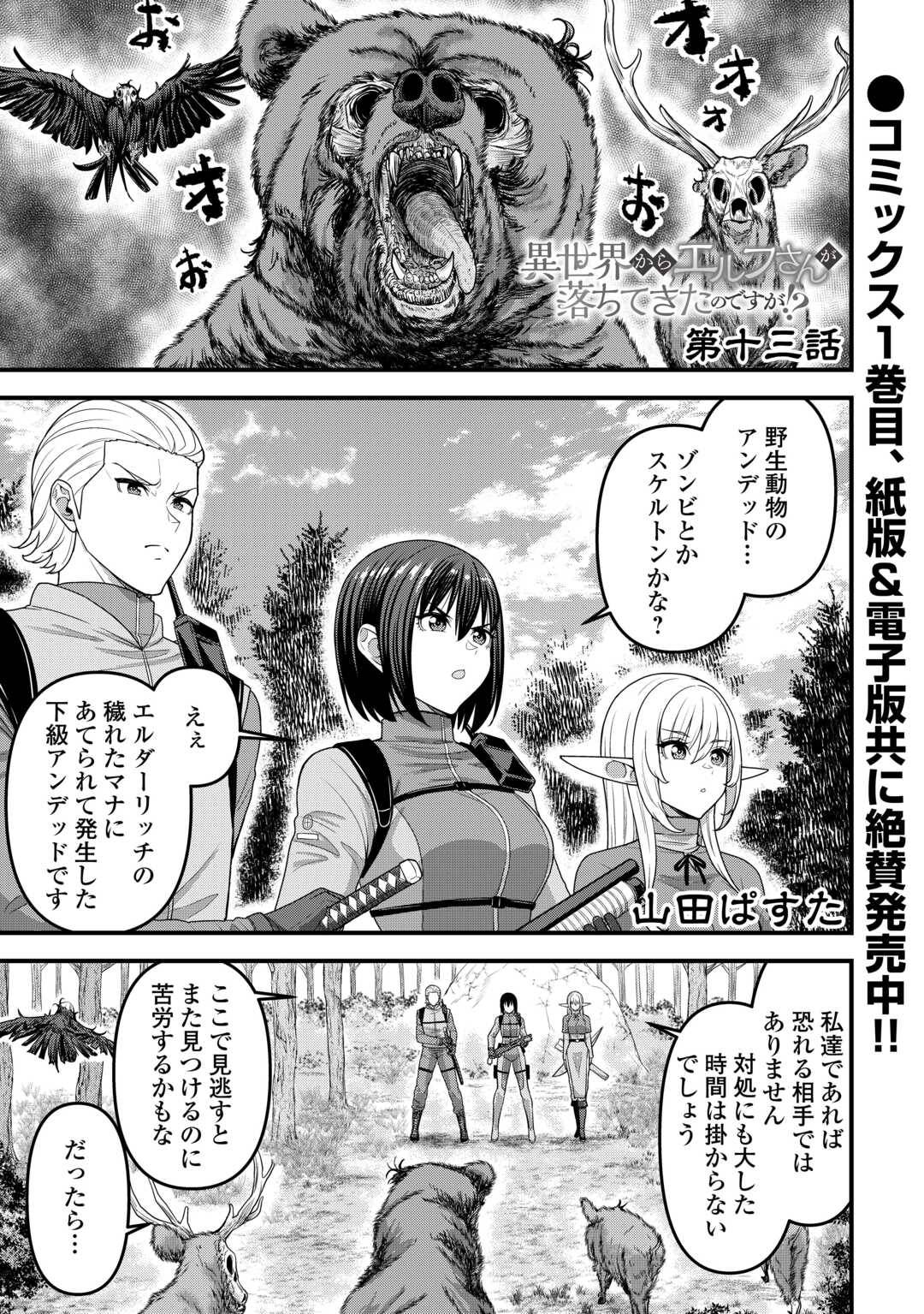 異世界からエルフさんが落ちてきたのですが!? 第13話 - Page 1