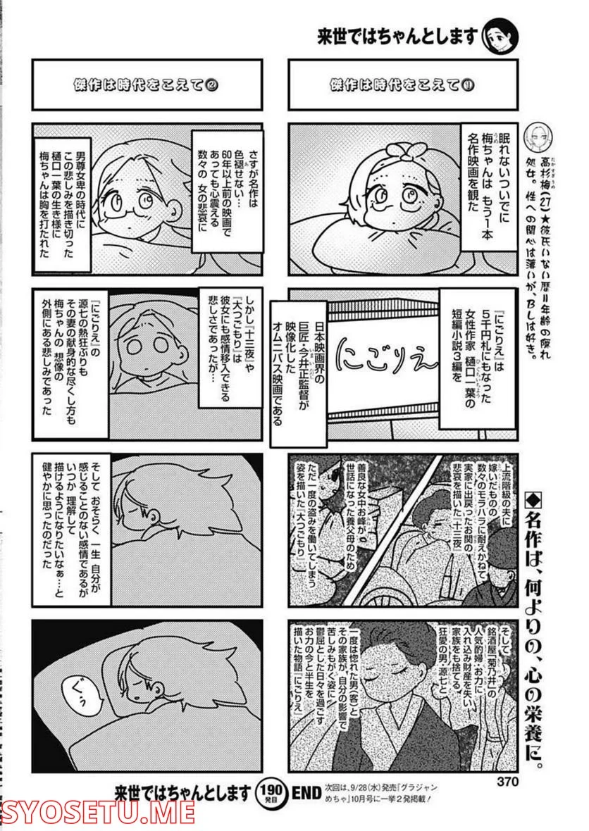 来世ではちゃんとします 第190話 - Page 6