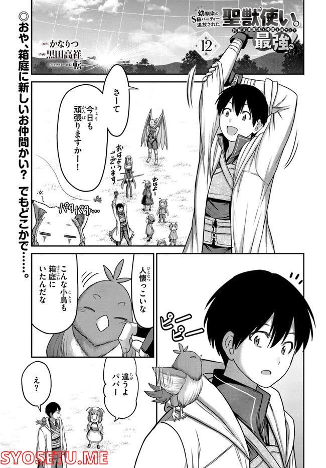 幼馴染のS級パーティーから追放された聖獣使い。万能支援魔法と仲間を増やして最強へ！ - raw - 第12話 - https://jppp.mangajikan.cc/jppp/05140429/odv2mdbdc2p.jpg