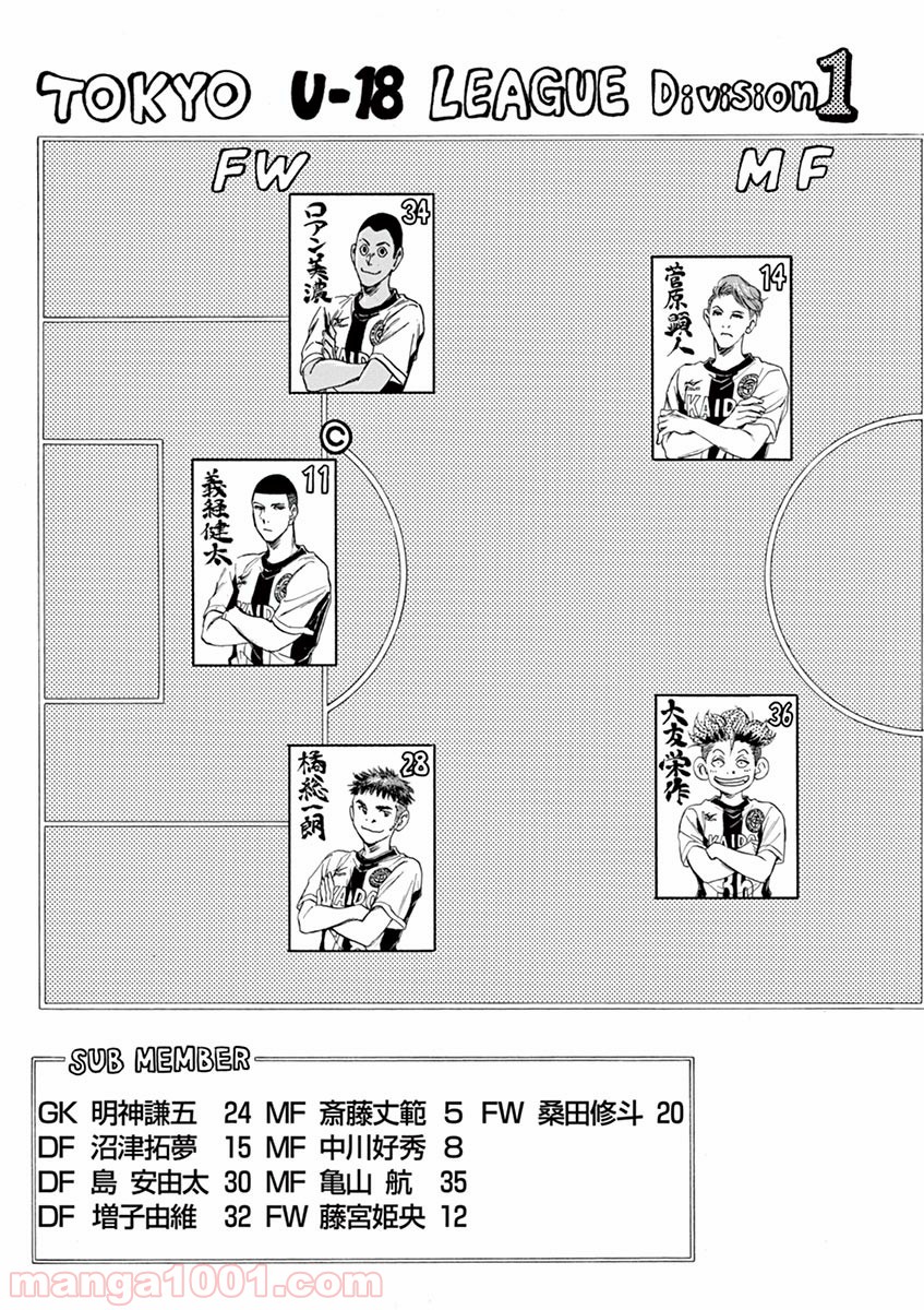 アオアシ 第78話 - Page 2