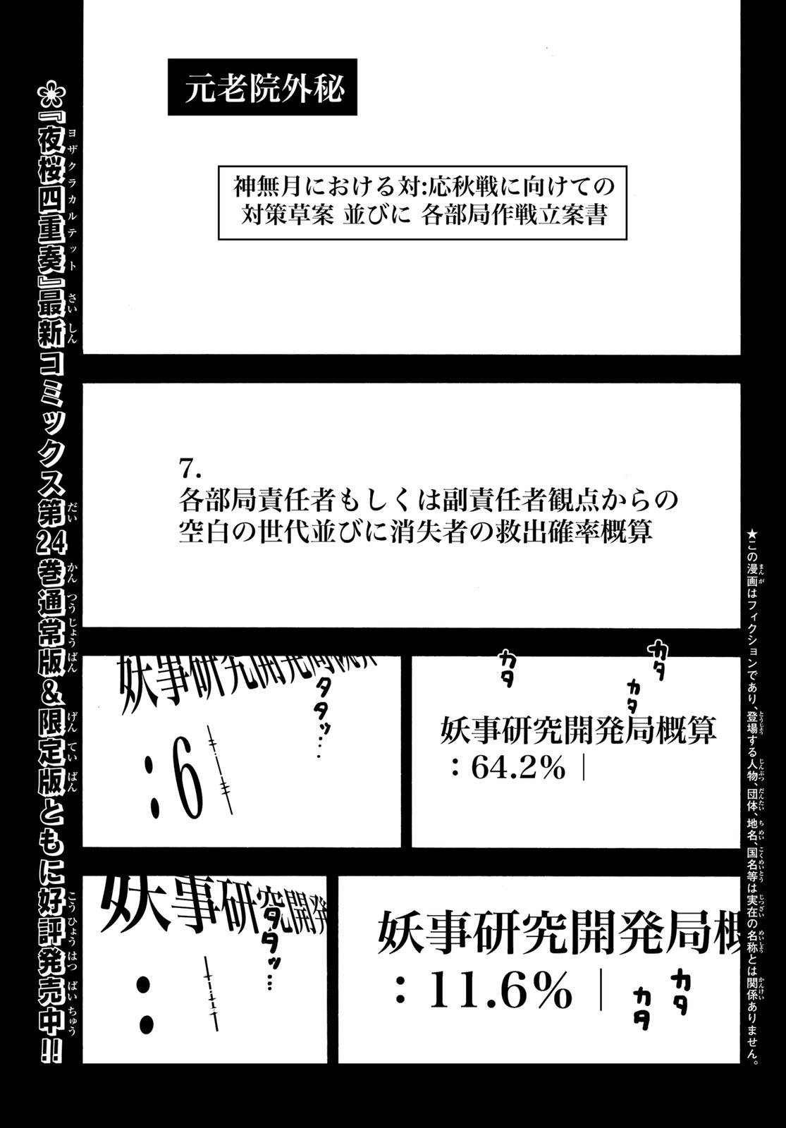 夜桜四重奏～ヨザクラカルテット～ 第143話 - Page 6